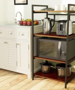 Alternative view of Non-punching Kitchen Shelves Rack